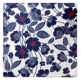 BLUE & WHITE CANDY CANE STRIPED TIE SET